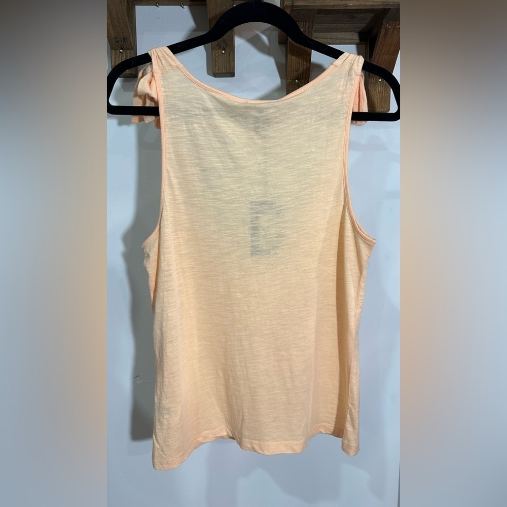 NWT Paige Gala Tank Top Light Orange Peel Bow Detail XS - Picture 4 of 8